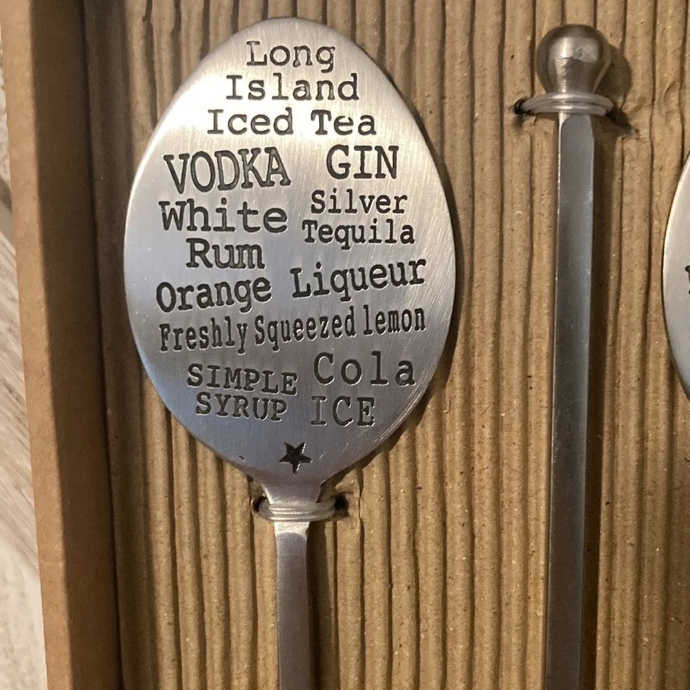 Towle Hand Stamped Cocktail Stirrers